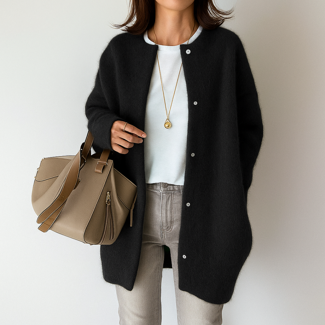 Silvia™ – De warme en stijlvolle cardigan